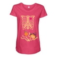 thumbnail image 1 of Baby Skeleton Witch Halloween Horror Funny Maternity DT T-Shirt Tee, 1 of 2