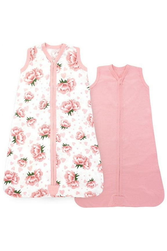 Baby Sleep Sack 12-18 Months, Cotton Sleep Sacks for 12-18 Months, Unisex Sleeping Bag Sack, Large Size, 2-Way Zipper, 0.5 Tog Breathable Cotton