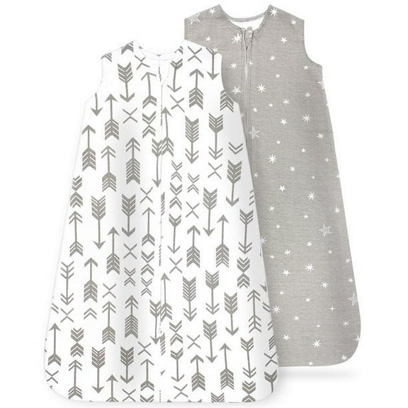 Baby Sleep Sack 12-18 Months, Cotton Sleep Sacks for 12-18 Months, Unisex Sleeping Bag Sack, Large Size, 2-Way Zipper, 0.5 Tog Breathable Cotton