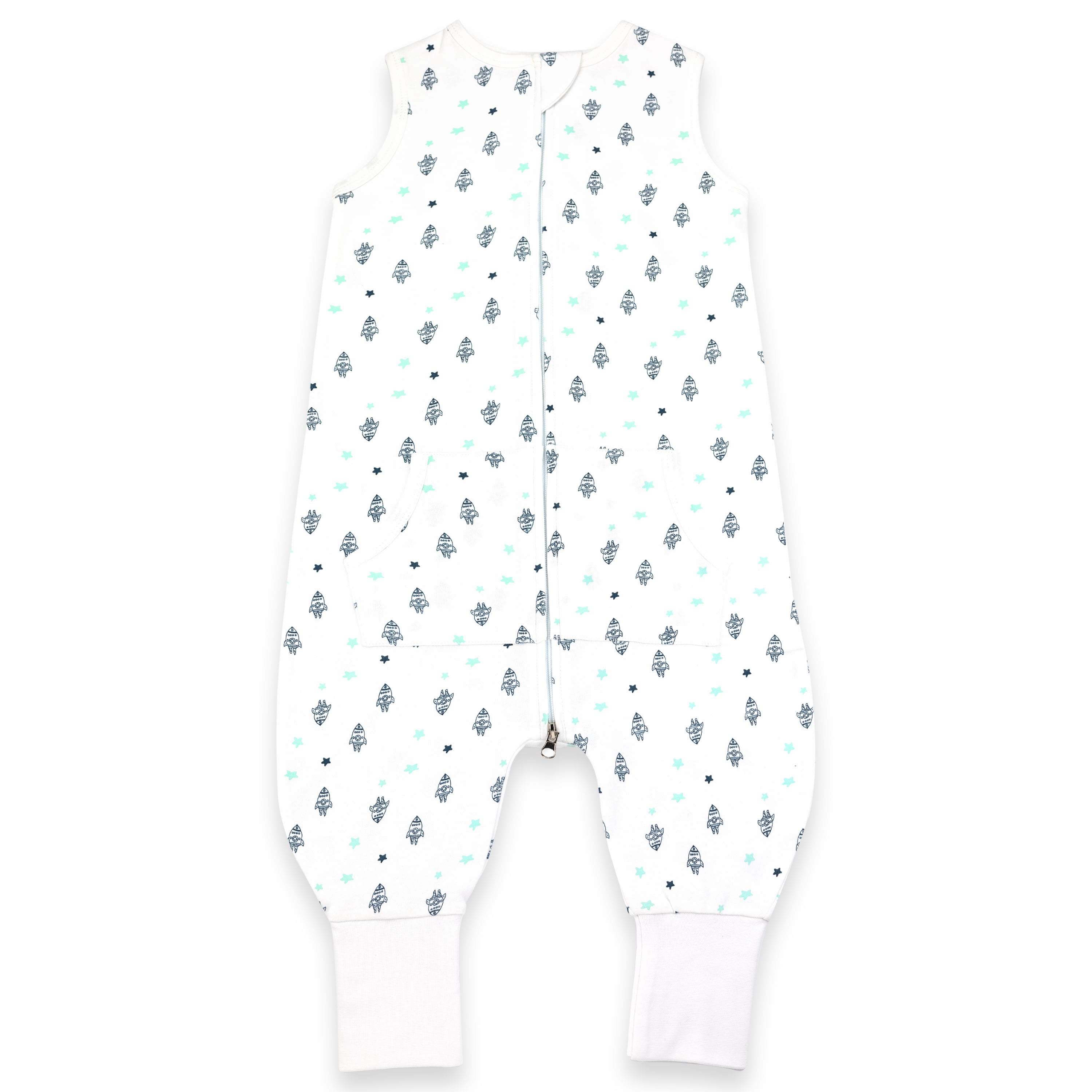 Baby Sleep Sack 3T-4T Months, 0.5 TOG Sleep Sack Baby Wearable Blanket, Toddler Baby Sleep Sack with Feet, Sleeveless Breathable Sleep Sacks for Baby Girls, Galaxy