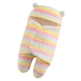 thumbnail image 1 of Baby Sleeping Bags Fleece Sherpa Sleep Sack Wrap Thicken Winter Warm Split-Leg Hooded Cozy Stroller Footmuff, Yellow, 0-1 Months, 1 of 3