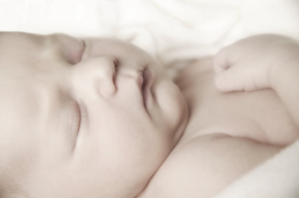 Baby Sleeping Canvas Art - Don Hammond Design Pics (17 x 11)