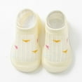 thumbnail image 1 of Baby Slipper Socks Anti Baby Walking Sock Shoes Breathable Lightwewight Soft Sole Rubber Cotton Socks Shoes Toddler Shoes for Girls 12-18 Months, 1 of 5