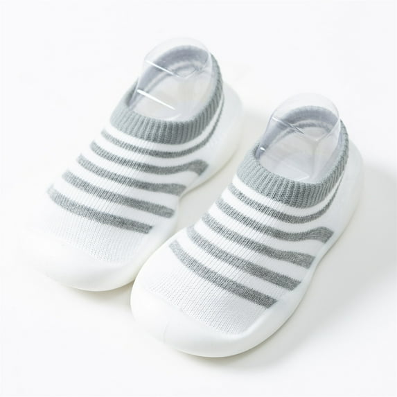 Baby Slipper Socks Anti Baby Grip Socks Walking Shoes Indoor Warm Knit Soft Sole Rubber Cotton Toddler Shoes Baby Sneakers for Girls 2-3 Years