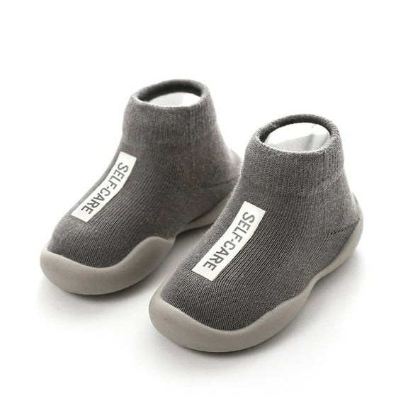 Baby Slipper Socks Non Floor Baby First Walking Shoes Breathable Lightwewight Soft Sole Rubber Cotton Toddler Shoes Birthday Gifts for Boys