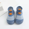 thumbnail image 1 of Baby Slipper Socks Non- Baby Walking Sock Shoes Breathable Warm Soft Sole Rubber Cotton Toddler Shoes Baby Girl Shoes for Girls 18-24 Months, 1 of 3