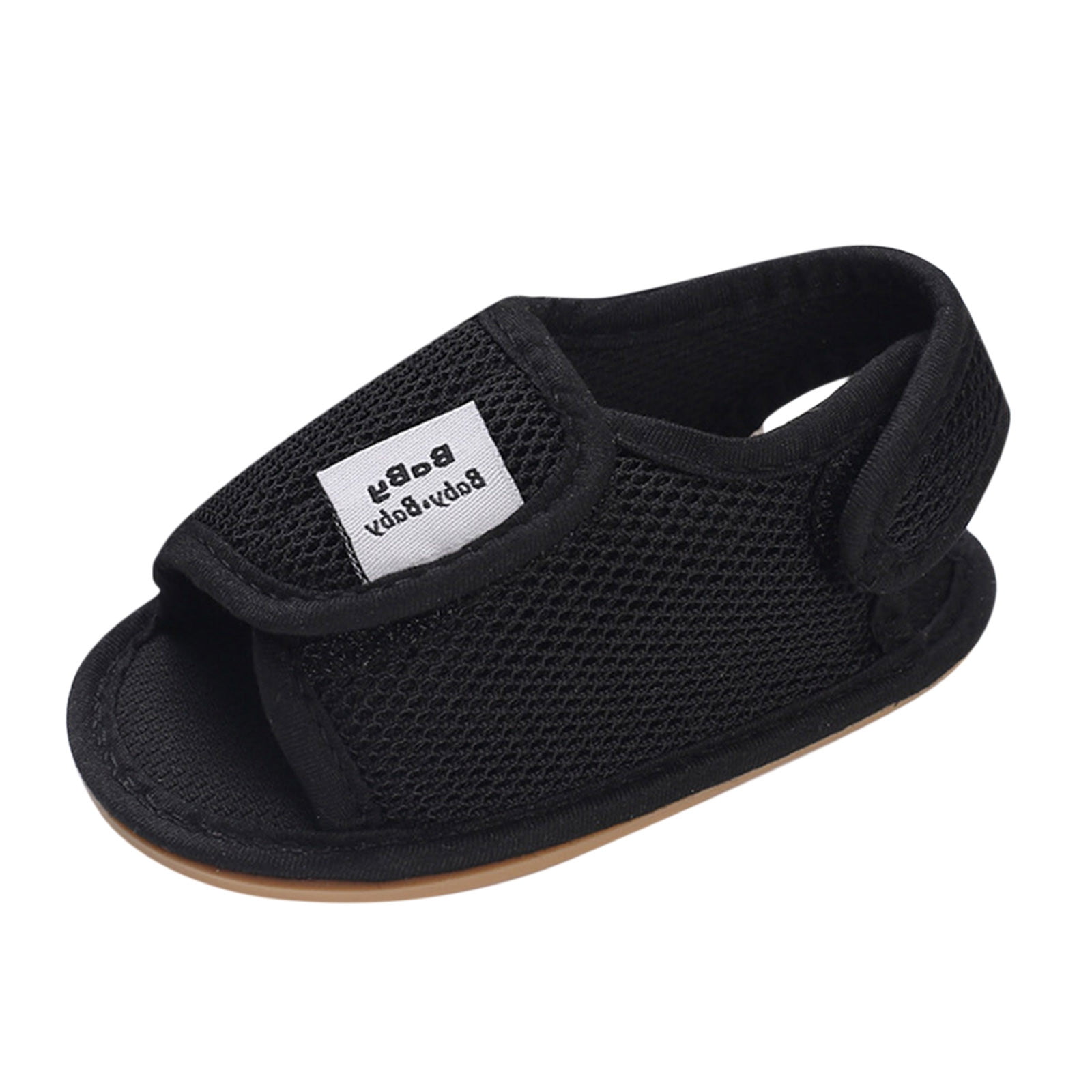 Baby Slippers 18 24 Months Boys Spring And Summer Children Baby Toddler Shoes Boys And Girls Sandals Flat Mesh Breathable And Comfortable Back Strap Hook Loop Walmart
