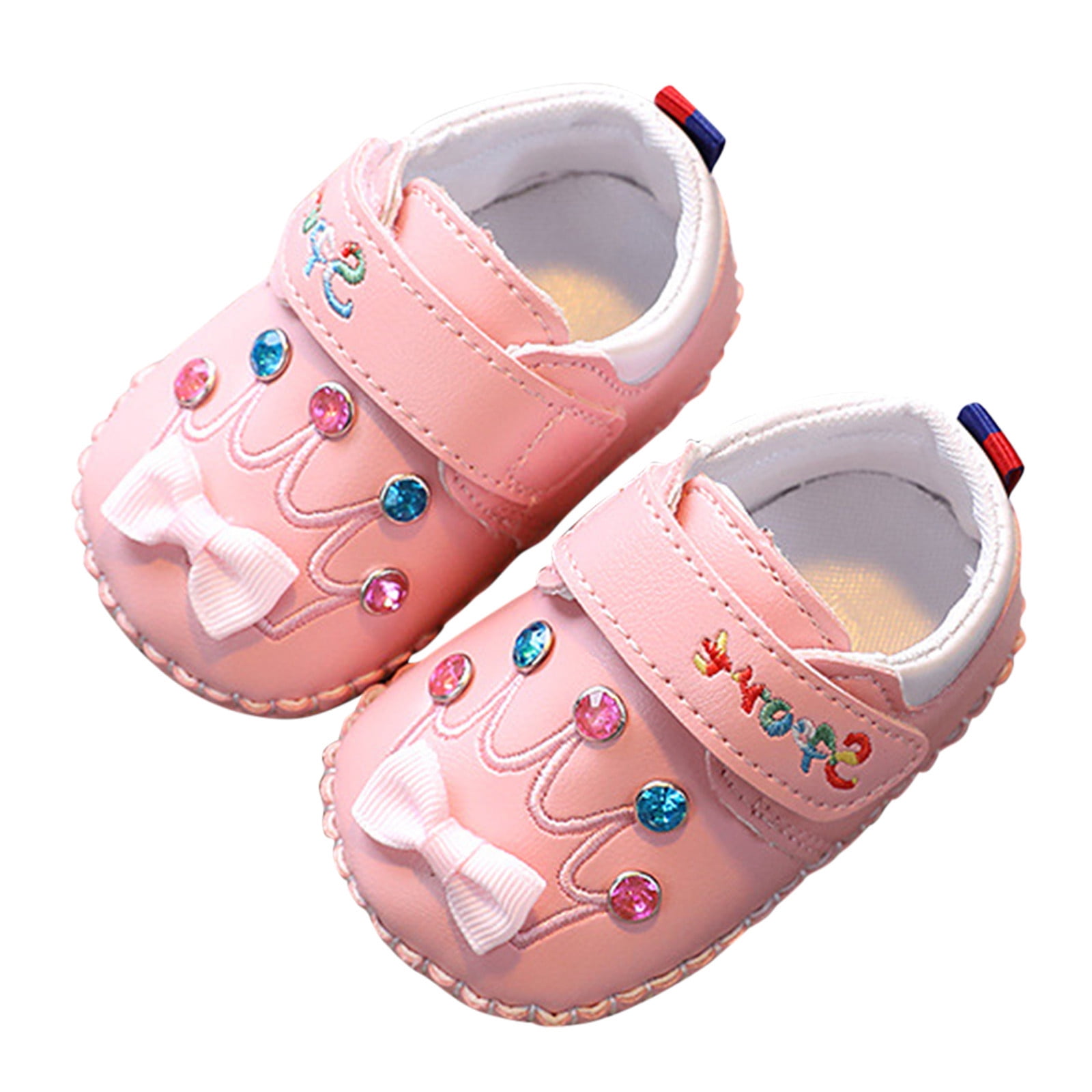 Baby slippers with on sale grips