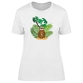 thumbnail image 1 of Baby Sloth With Watermelon Ice T-Shirt Women -Image by Shutterstock, Female x-Large, 1 of 2