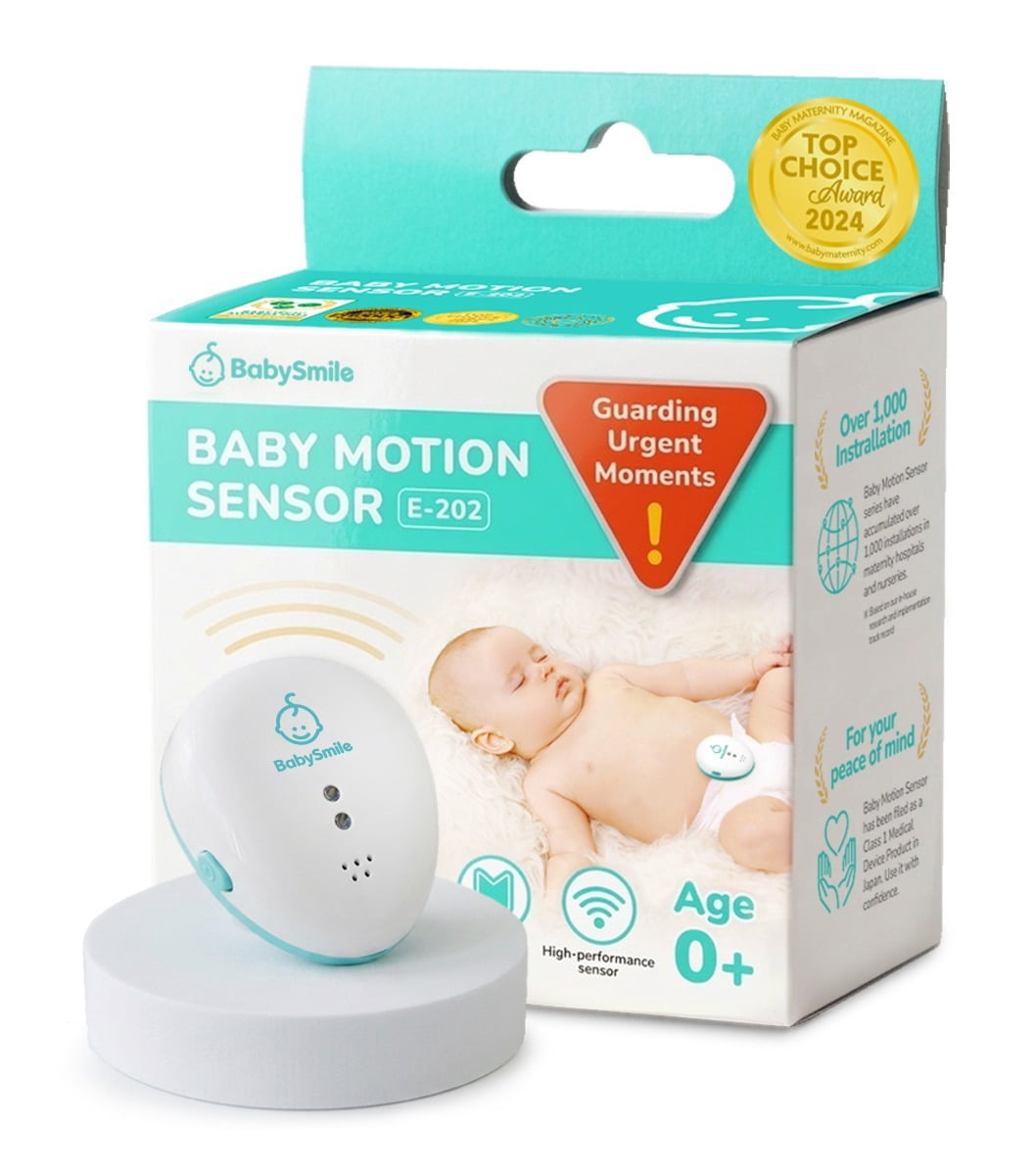 Baby Smile Baby Motion Breathing Monitor ||| Baby Abdominal Movement Monitor ||| Audible Alerts for Quick Alerts ||| Diaper Clip ||| No Bluetooth