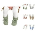 thumbnail image 1 of Baby Sneakers For Soft Knit Booties With Bow Cute First Shoes Warm for Fall Winter Toddler Socks For Boys and Girls, 1 of 8