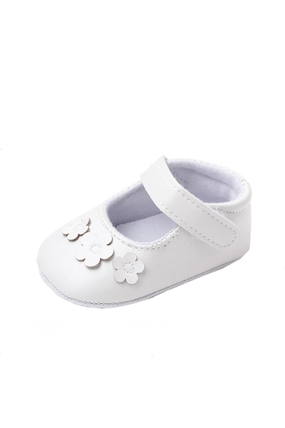 Baby Sneakers Infant Shoes Toddler Rubber Wedding Infant Crib Walking Shoes Party Sole Dress For First Baby Boots ,6-12 Months