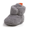 thumbnail image 1 of Baby Sneakers for Everyday Leisure Comfort Winter Warmth Cozy Lined Shoes with Soft Sole for Early,Color:Grey,Size:12-18 Months, 1 of 8