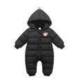 thumbnail image 1 of Baby Snowsuit Boy Jacket Infant Winter Clothes Toddler Girl Snow Wear 0-12 Months, 1 of 9