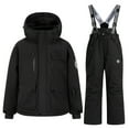 thumbnail image 1 of Baby Snowsuit Toddler Girl Snow Suits Winter Coat Boy Clothes Jacket and Pants Children's Winter Thick Waterproof Warm Hooded Long Sleeved Top+suspender Ski Pants Equipment Two-piece Set For Kids, 1 of 5
