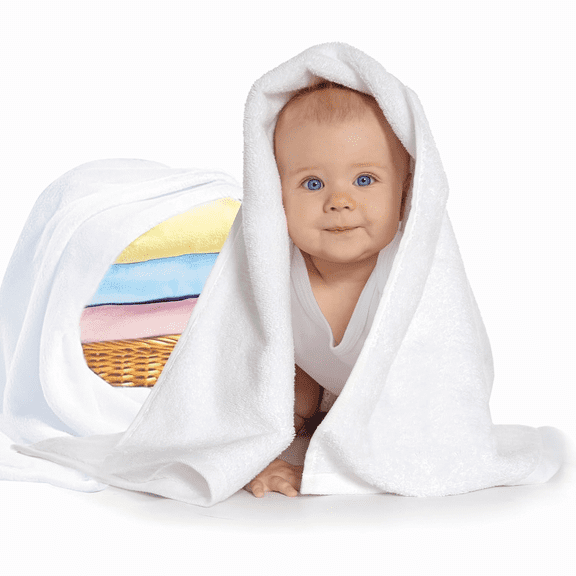 Baby So...Soft & Warm - Plush Baby Blankets, White, Unisex, Neutral, Ultra Soft, Fuzzy, Cozy, 30x40 inches