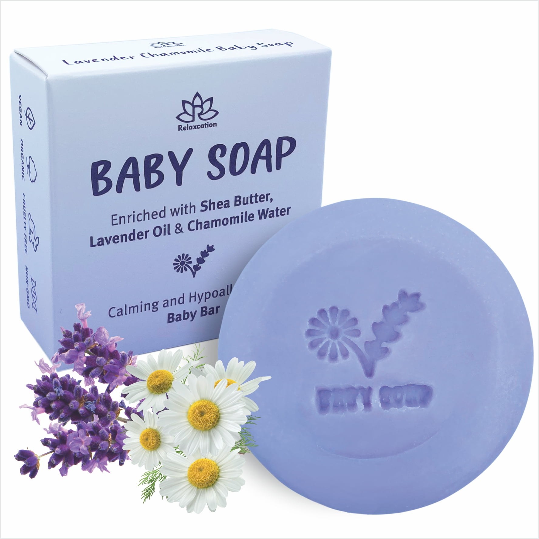 Baby Soap Bar Handmade in USA All Natural Cold Process Soap Bar For
