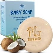 Baby Soap Bar for Kids Handmade in USA Natural and Safe for Sensitive Skin Buttermilk Greek Yogurt and Coconut Milk by Relaxcation