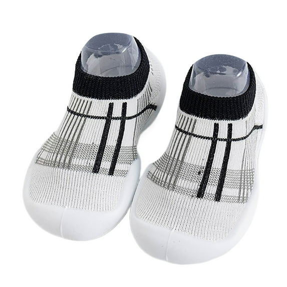 Baby Sock Shoes Baby Boy Girl Walking Shoes Non- Breathable Slippers Non Skid Cotton Baby Shoes Toddler on Sneakers for Baby Boy 5