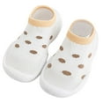thumbnail image 1 of Baby Sock Shoes Baby Boy Girl Walking Shoes Soft Rubber Sole Non Floor Cotton Socks Shoes Baby Boys Girls Winter Sneaker for 8.5, 1 of 4