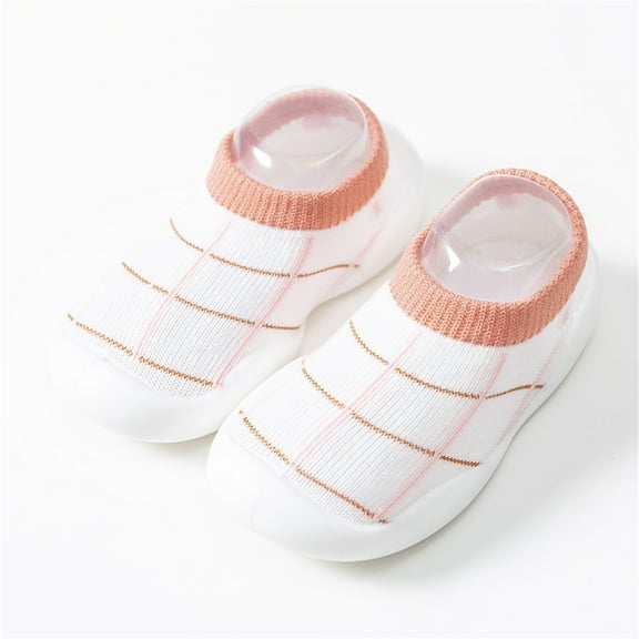 Baby Sock Shoes Baby Walking Shoes Breathable Slippers Non- Cotton Baby Shoes Winter Warm Shoes Socks for Toddler 0-6 Months