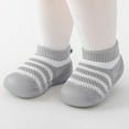 thumbnail image 1 of Baby Sock Shoes Non Floor Baby Grip Socks Walking Shoes Breathable Warm Soft Sole Rubber Cotton Shoes for Girls 6-12 Months, 1 of 5