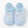 thumbnail image 1 of Baby Sock Shoes Non-Skid Baby Walking Socks Indoor Warm Knit Soft Sole Rubber Cotton Socks Shoes Indoor Socks for Boys 2-3 Years, 1 of 5