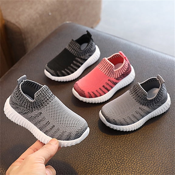 Baby Sock Shoes Toddler Socks Shoes Breathable Sports Shoes Cover Foot Socks Shoes Toddler Walking Shoes Grey 5 Years-5.5 Years