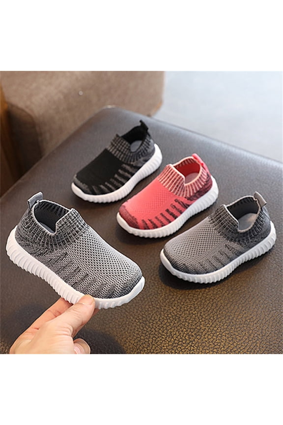 Baby Sock Shoes Toddler Socks Shoes Breathable Sports Shoes Cover Foot Socks Shoes Toddler Walking Shoes Grey 5 Years-5.5 Years