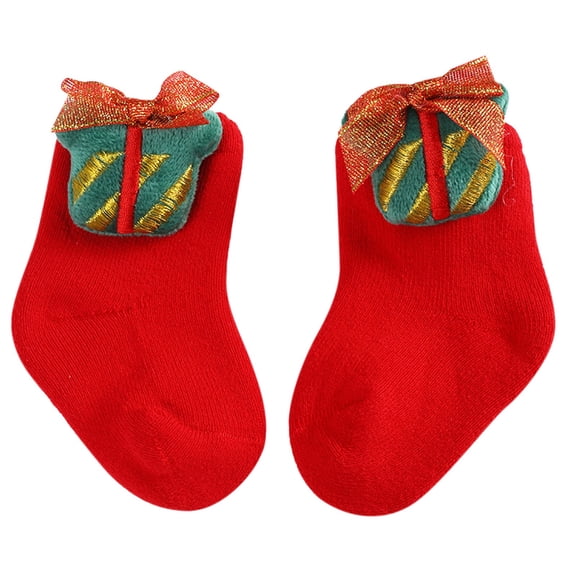 BJUTIR Baby Socks Christmas Baby Socks Toddlers Boys Girls Children Kids Socks Soft Bottom Toddler Shoes Socks Princess Socks Floor Socks 2023