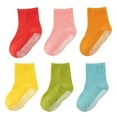 thumbnail image 1 of Baby Socks Cotton Crew Toddler Socks Grips Non Slip Bottom Kids Socks, 1 of 5