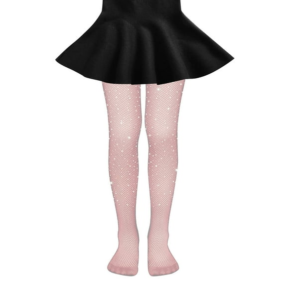 Baby Socks - Girl's Fishnet Tights Glitter Stockings Bling Leggings Mesh Socks Rhinestone Hollow Out Pantyhose for Christmas Dress Up Party