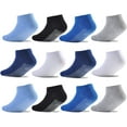 thumbnail image 1 of Baby Socks Low Cut Non-Slip Socks for Newborn Infants Toddlers Girls Boys Ankle Socks with Grips 12 Pairs, 1 of 1