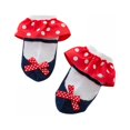 thumbnail image 1 of Baby Socks Newborn Cute Baby Girls Socks Slippers Bow Dots Princess Lace Soft Cotton Short Socks,0-3T, 1 of 8