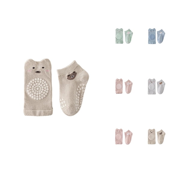 Baby Socks Non Slip Socks for Crawling Learning To Walk Breathable Toddler Socks Knee Pads Set
