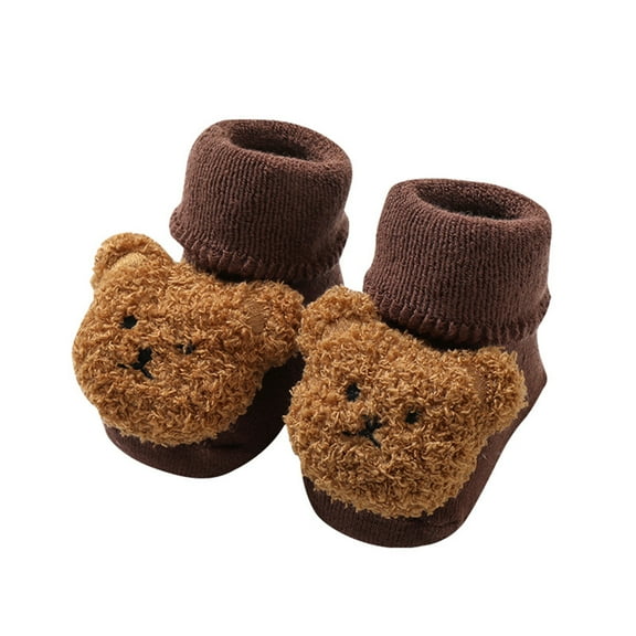 Baby Socks Slipper Socks Kids Newborn Warm Thick Grip Socks Cosy Winter Christmas Socks