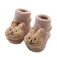 thumbnail image 1 of Baby Socks Slipper Socks Kids Newborn Warm Thick Grip Socks Cosy Winter Christmas Socks, 1 of 2