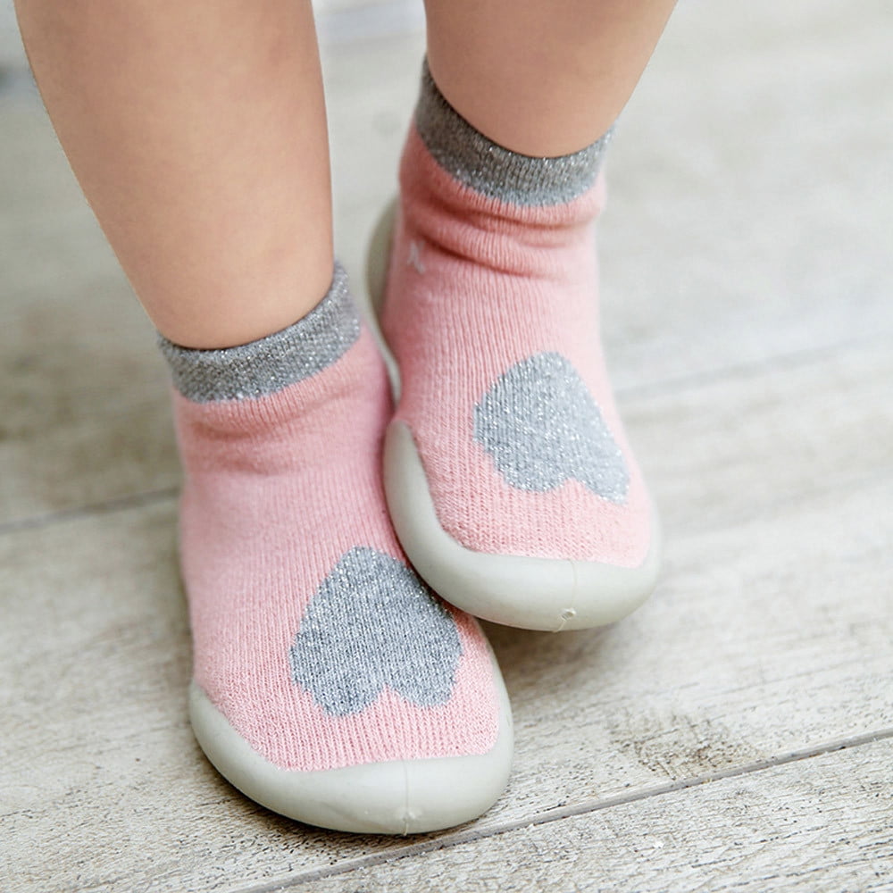 Kids Toddler Anti-slip Non Skid Socks Baby Girls Boys Cotton Low-Cut Floor  Sock