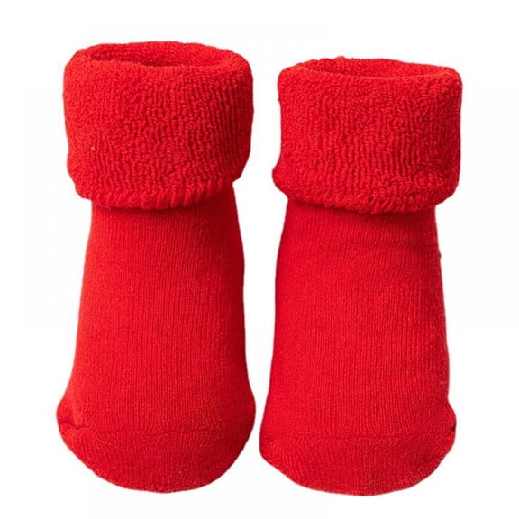 Baby Socks Thick Warm Socks for Infant Newborn Combed Cotton Ankle Woolen Girls Boy Socks Elasticity Waterproof