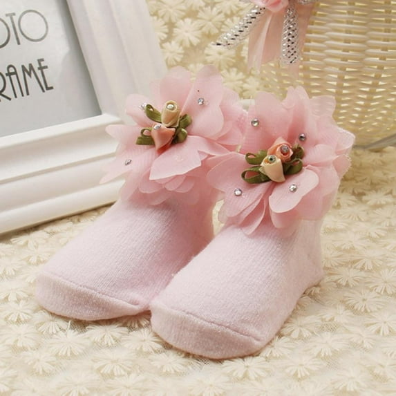 Baby Socks Toddler Girls Princess Ruffles Short Socks