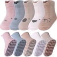 thumbnail image 1 of Baby Socks Toddlers Socks Baby Toddler Girls Boys Non Slip Grips Socks with Grippers Cotton Gifts Socks, 1 of 7