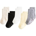 thumbnail image 1 of Baby Socks Winter Warm Non Slip Toddler Socks Unisex Soft 5 Pair for Kids Girls 0-5T, 1 of 9