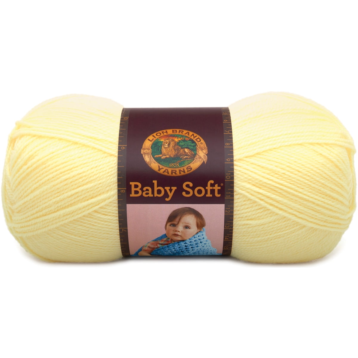 Baby Soft YarnPastel Yellow, Pk 6, Lion Brand