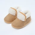 thumbnail image 1 of Baby Solid Color Cotton Shoes Soft Soled Toddler Snow Boots, 1 of 7