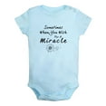 thumbnail image 1 of Baby Sometimes When You Wish For A Miracle You Get Two Funny Rompers Newborn Baby Bodysuits Infant Jumpsuits Kids Cotton Graphic One-Piece Outfits, 1 of 5