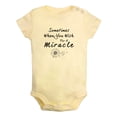 thumbnail image 1 of Baby Sometimes When You Wish For A Miracle You Get Two Funny Rompers Newborn Baby Bodysuits Infant Jumpsuits Kids Cotton Graphic One-Piece Outfits, 1 of 5