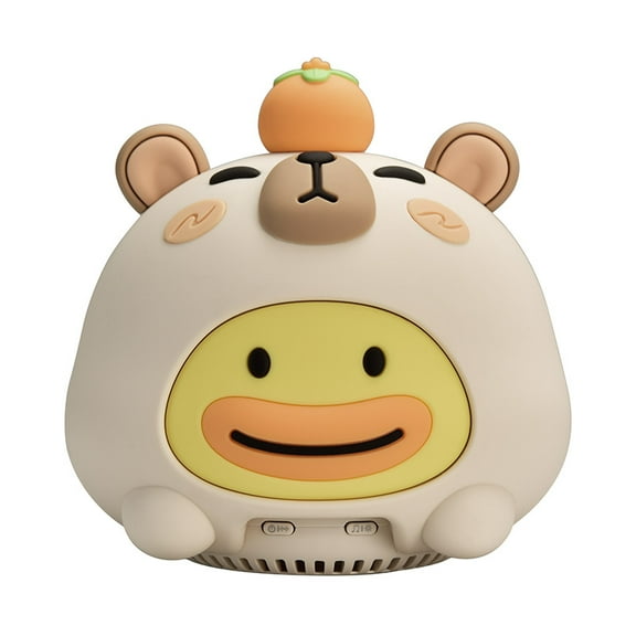 Baby Sound Machine, 20 Soothing Sounds White Nosie for Sleeping, Rechargeable Night Light with Speaker, 4 Brightness Levels Remote and Tap Control, Nursey Lamp for Baby, Kids Bed Room (Capybala)