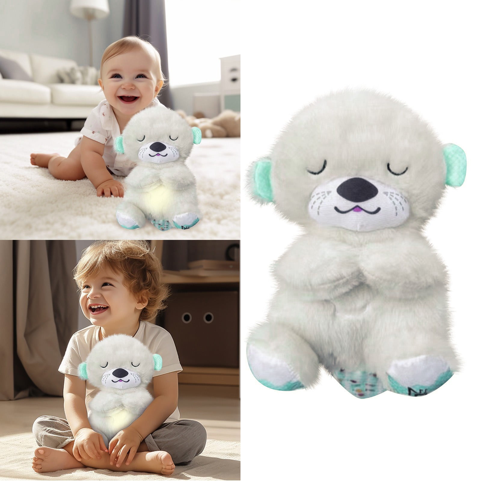 Baby Sound Machine Soothes Portable Plush Baby Toys With Sensory ...