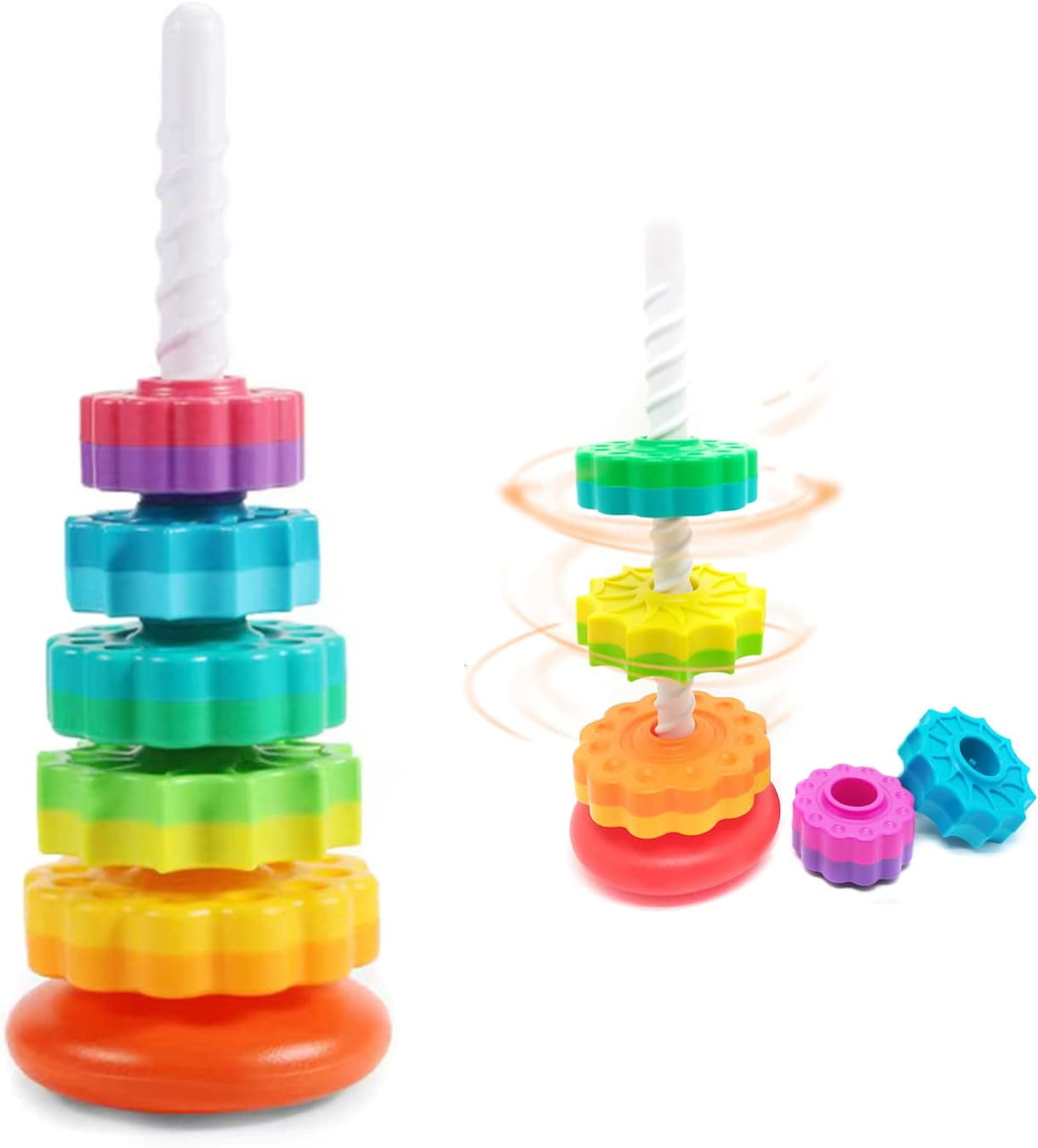 Spinning stacking sale rings toy