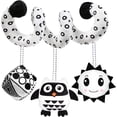 thumbnail image 1 of Baby Spiral Hanging Stroller and Car Seat Toys Black and White High Contrast Sensory Toy Newborn Plush Activity Toys for Bed Bassinet Crib Baby Carrier Gifts for 0 3 6 9 12 Months Girls Boys, 1 of 8